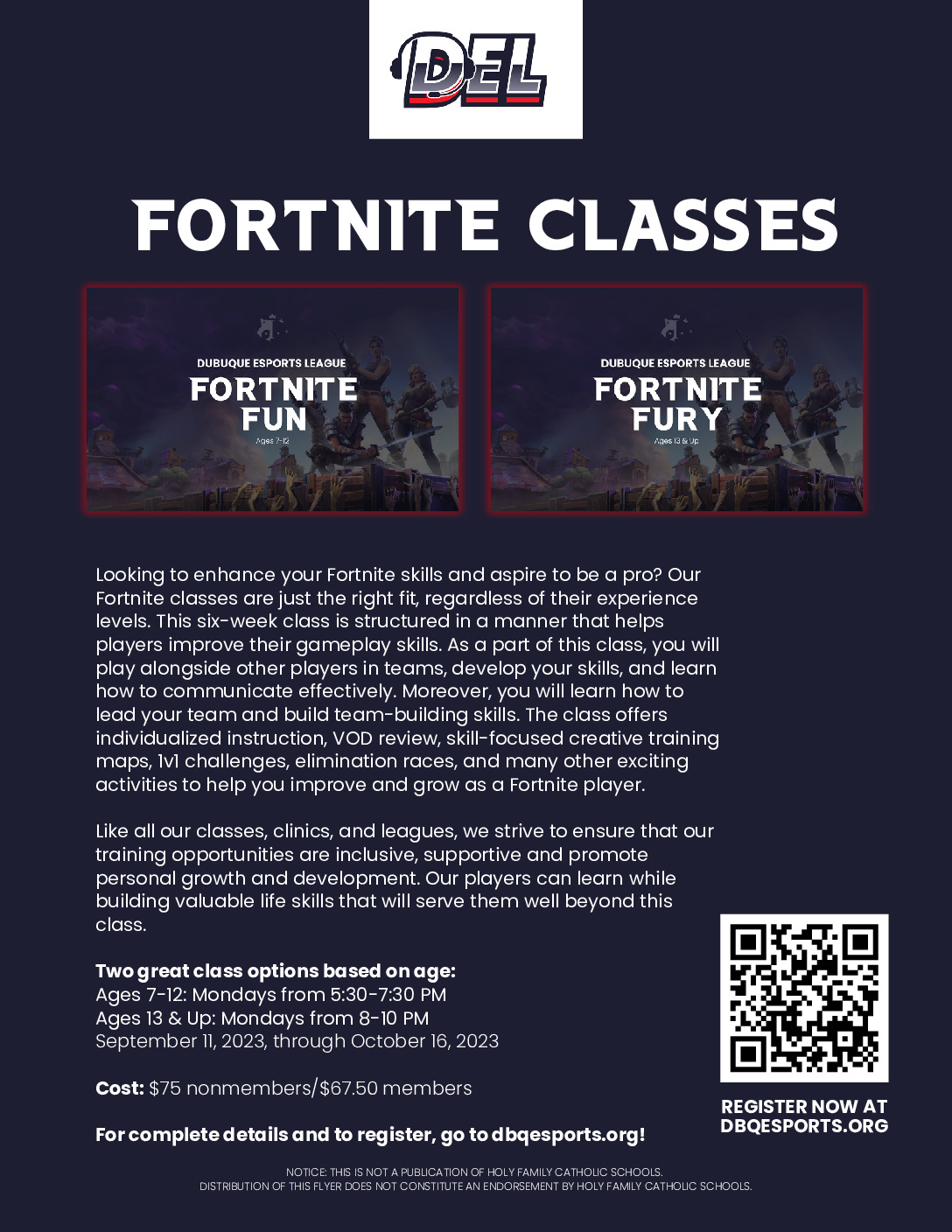 thumbnail of Holy Family Schools – Fortnite 23