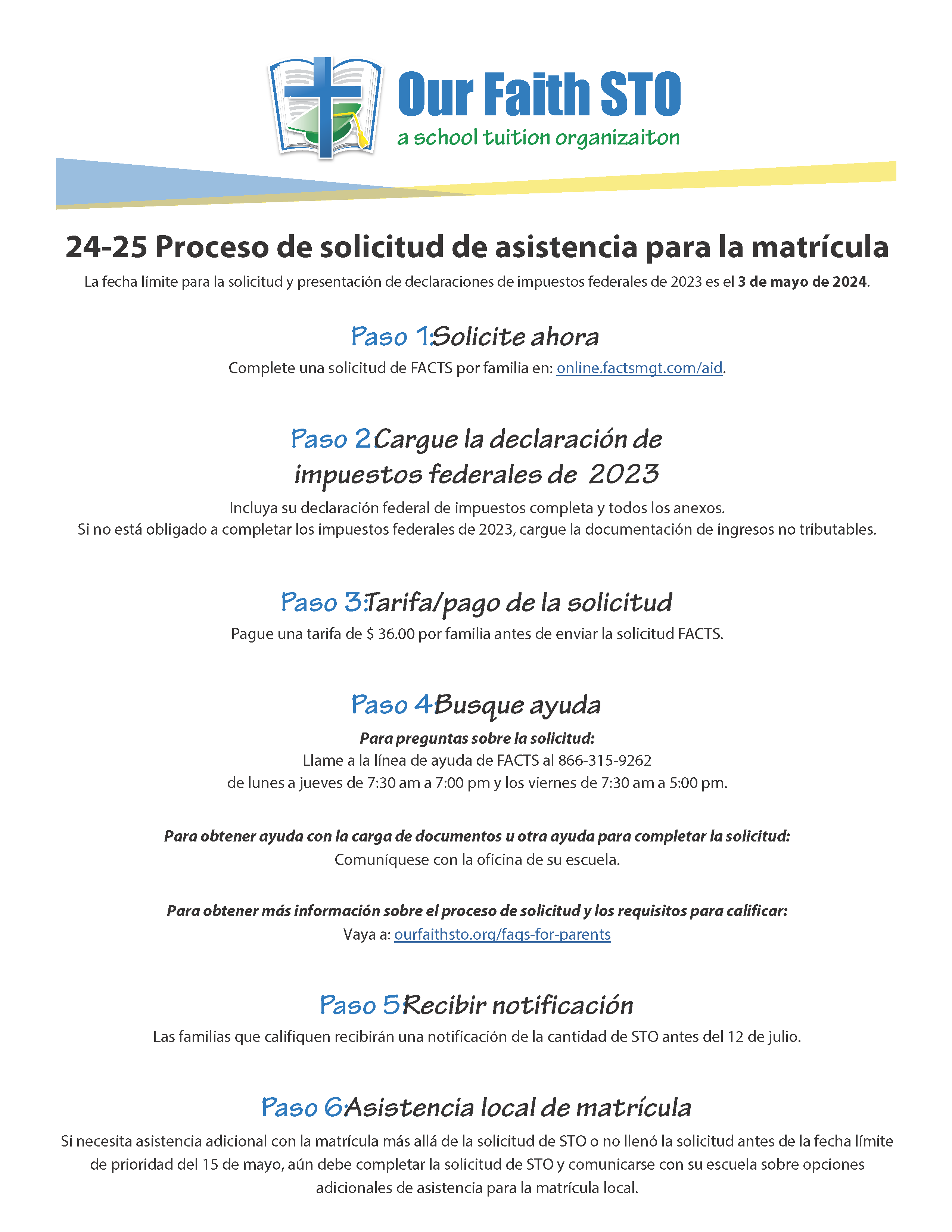 thumbnail of STO Application Process_Spanish