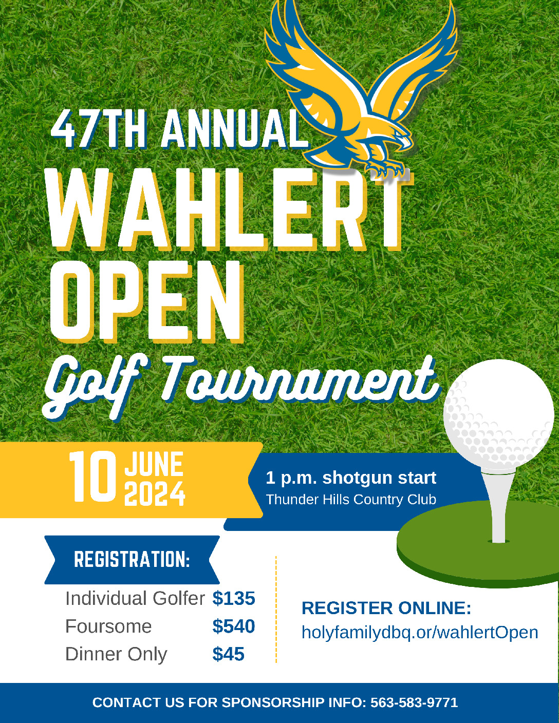 thumbnail of Wahlert Open Golf Tournament Flyer