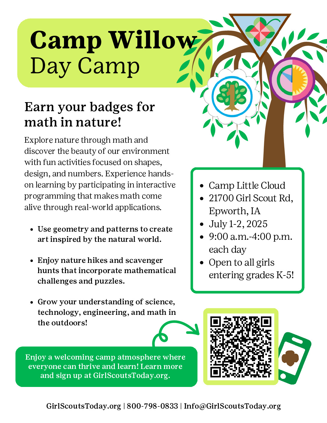 thumbnail of Camp Willow Day Camp Flyer