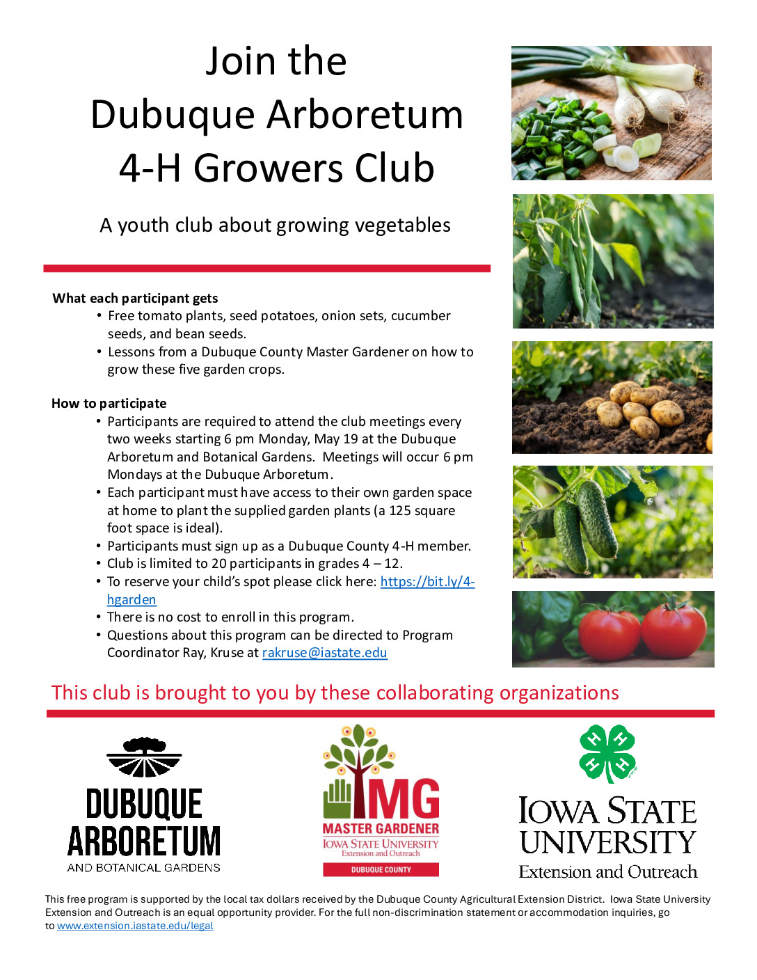thumbnail of Dubuque Arboretum Growers Club Flier