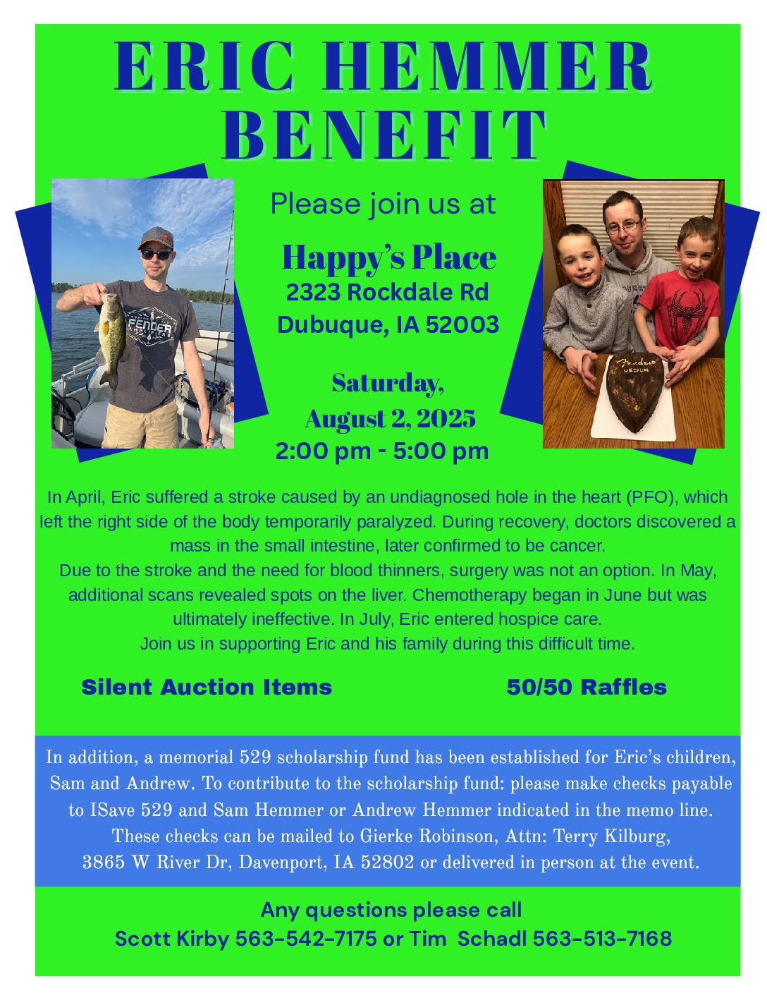 thumbnail of Eric Hemmer Benefit