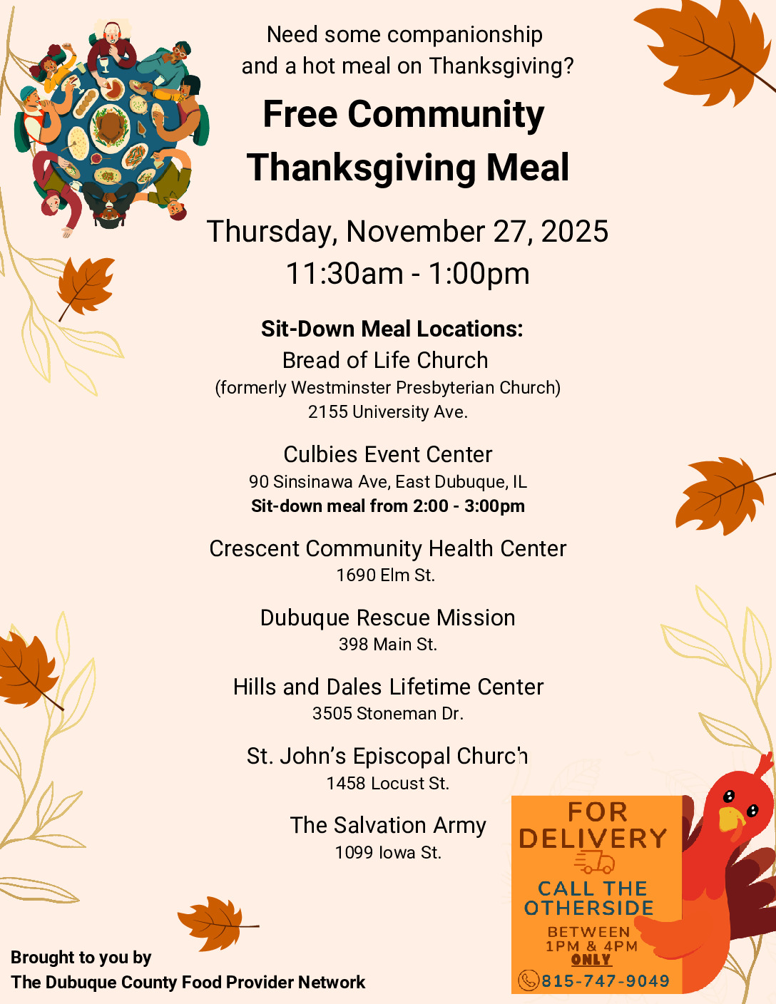 thumbnail of Free Thanksgiving Meal 2025