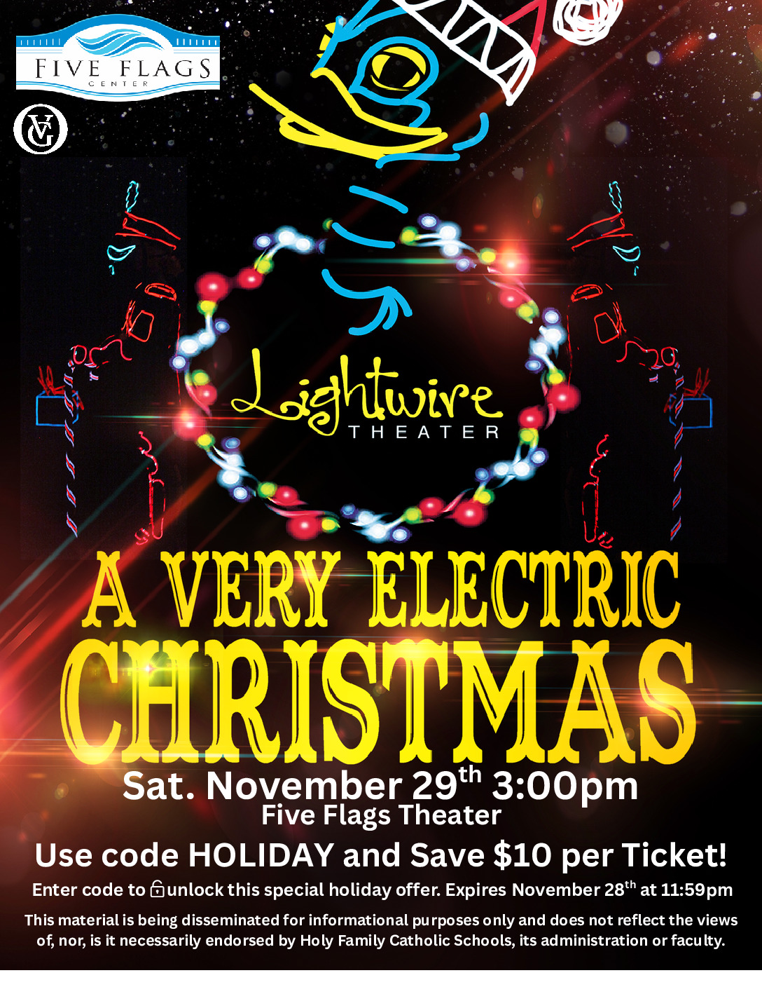 thumbnail of Very Electric Christmas Discount Offer Holy Family