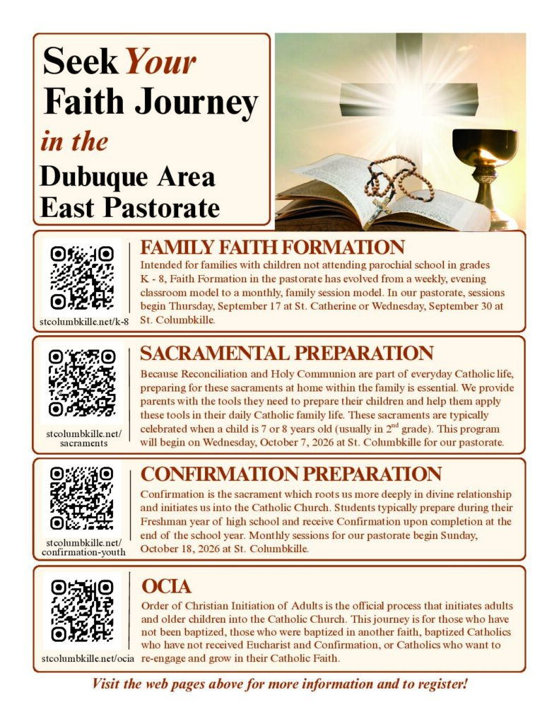 Faith Journey Preparation Programs