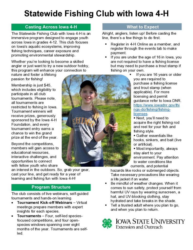 4-H Fishing Club